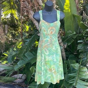 Bali batiks bohemian floral dress
